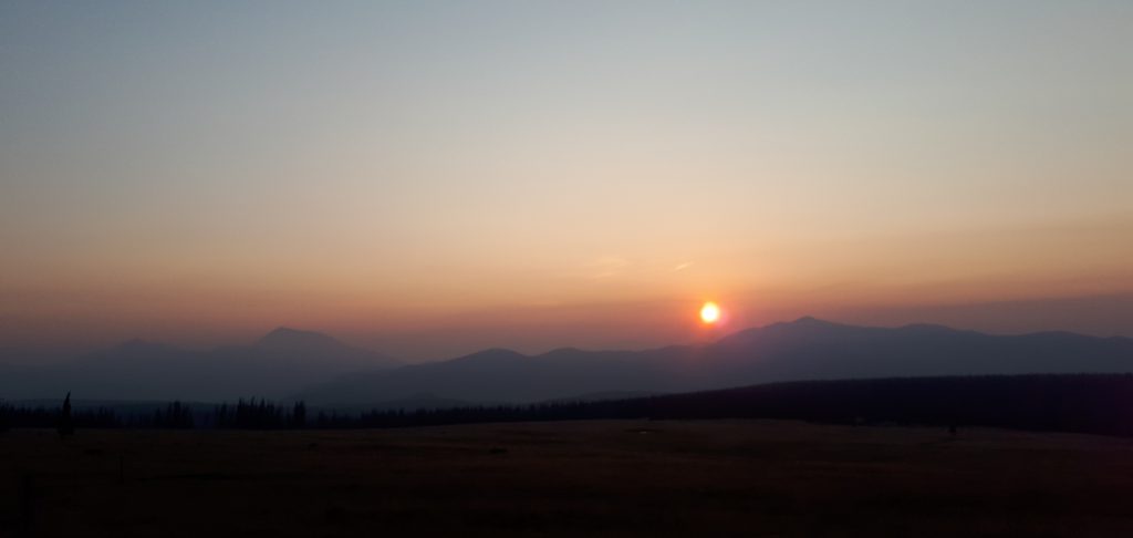 Lever de soleil dans les Cochetopas 