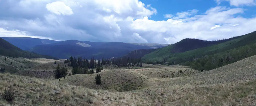 Remontée de Cochetopa Creek vers San Luis Pass