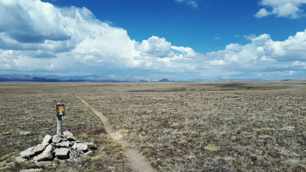 Snow Mesa, un haut plateau avant Lake City