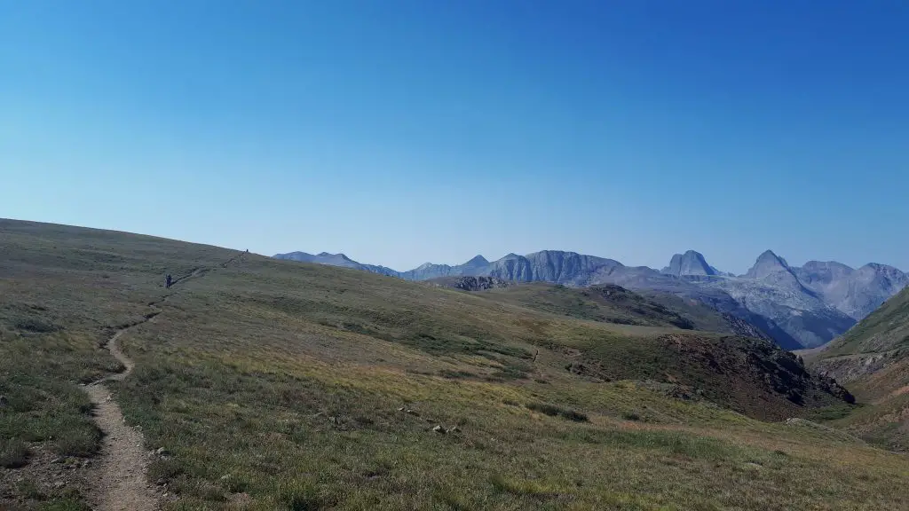 Weminuche, dans les derniers miles partagés avec le Colorado trail