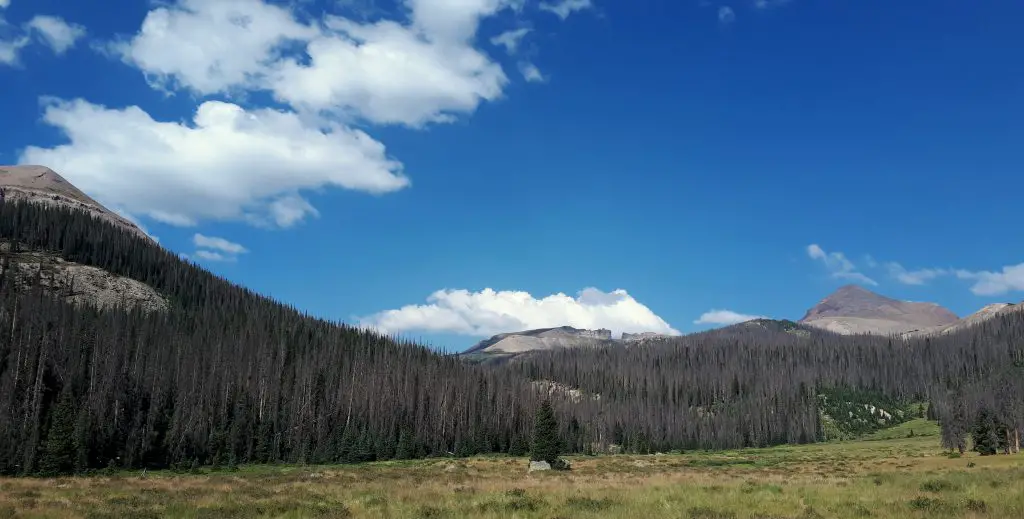 Il fait encore beau, mais le temps est déjà en train de tourner sur le Colorado trail