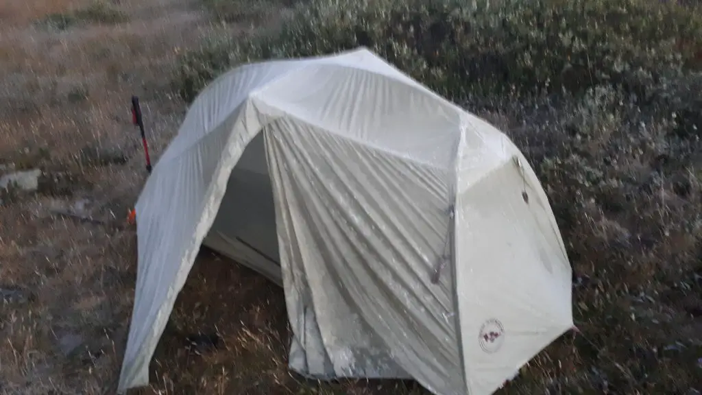 Tente glacée sur le Colorado trail