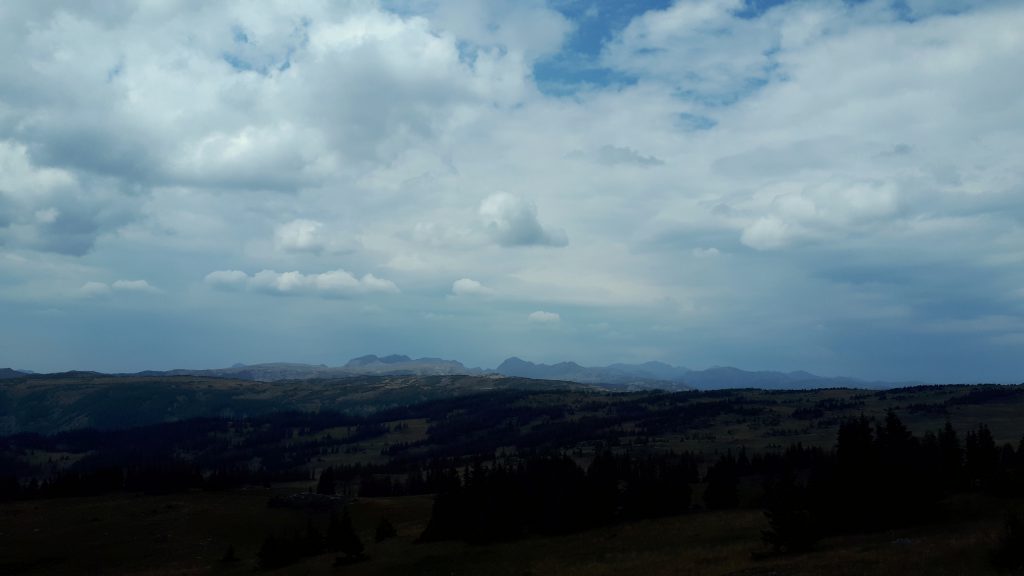 Voilà à quoi ressemble le ciel quand je prends ma décision durant le trek sur le Colorado Trail