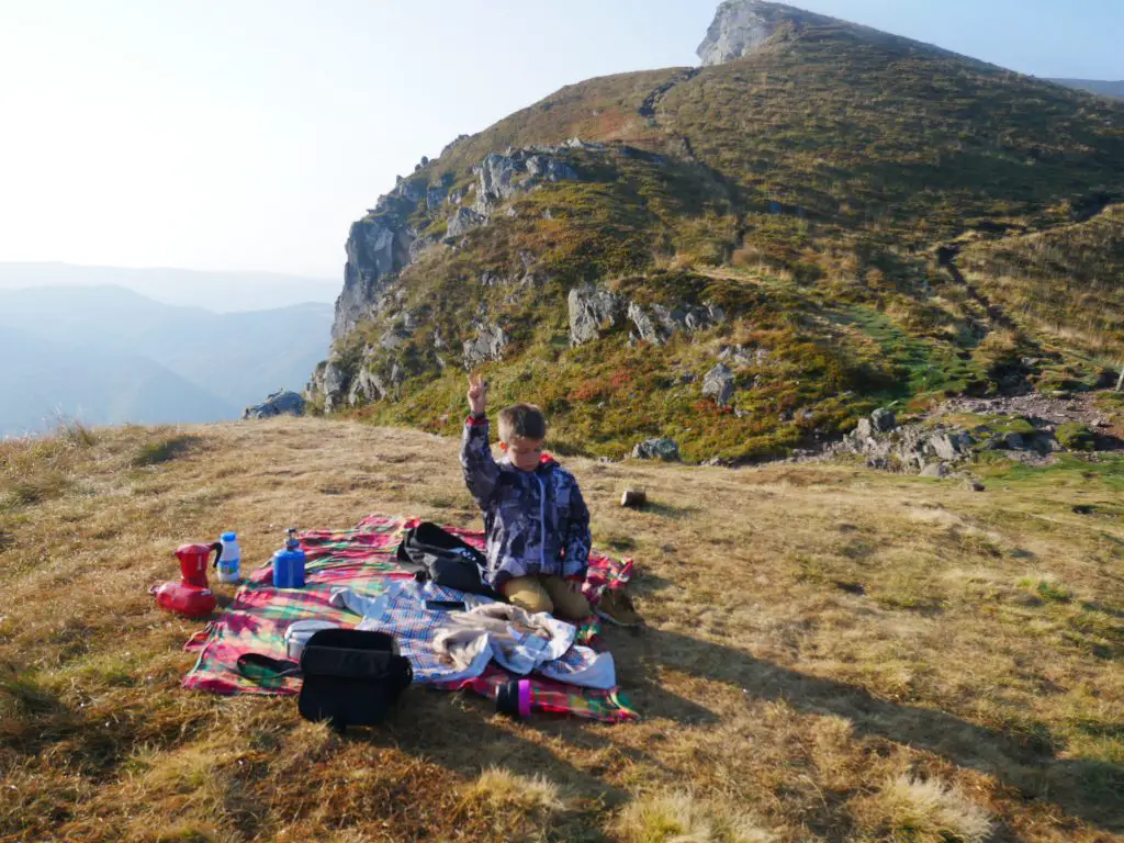 Première pause (au bout de 20 minutes de marche)