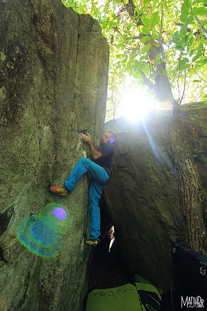 Romain dans Papa Razzi – 7A durant la session bloc à Chironico en Suisse