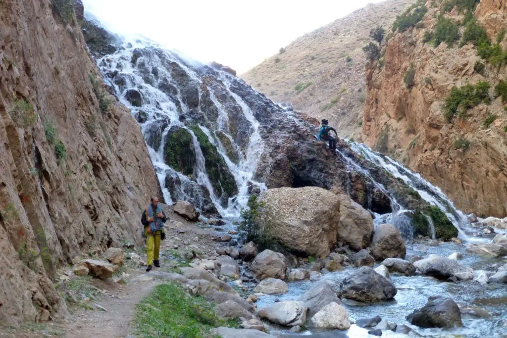 La traversée des sources à Taghia au Maroc