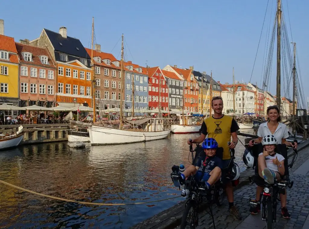 Copenhague, Port de Nyvhan départ de notre séjours vélo à la découverte du Danemark