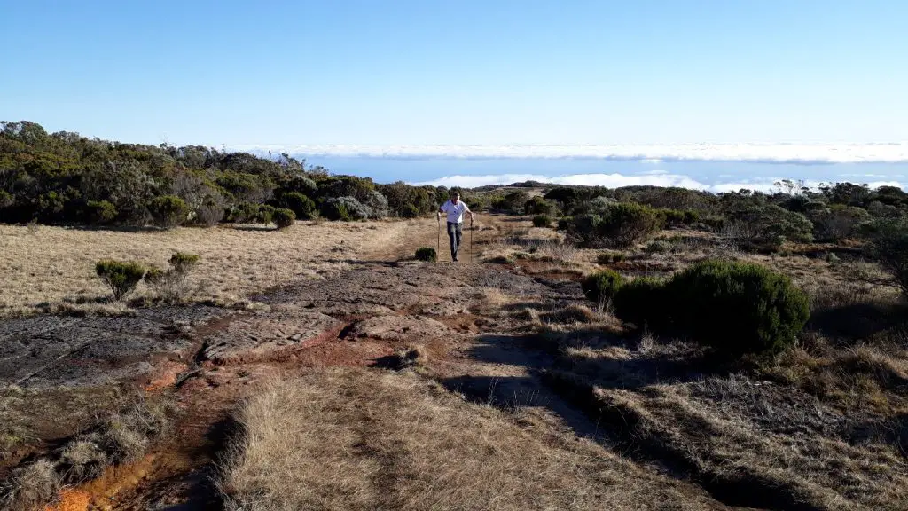 Ascension sur la plaine des Chiccots sur l’île de la réunion