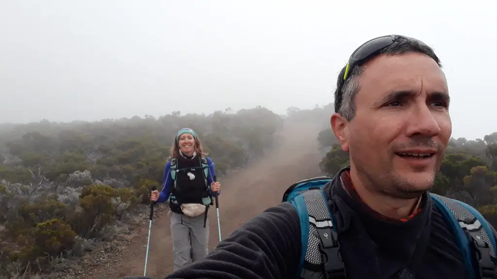 Descente dans les nuages