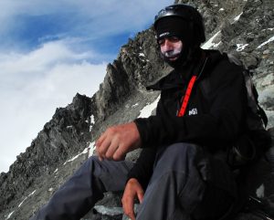 Adrian participant à l'ascension du Mont-blanc
