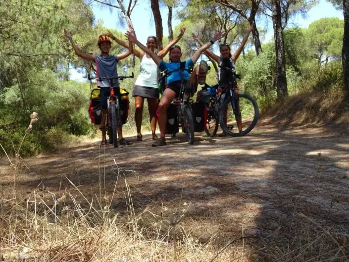 Notre voyage à vélo en famille de Porto à Séville