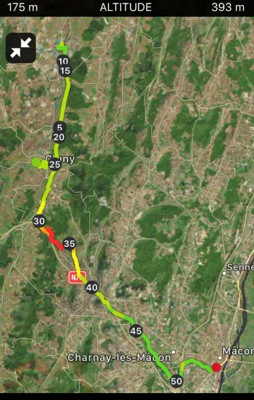 Etape vélo électrique : Cluny - Mâcon