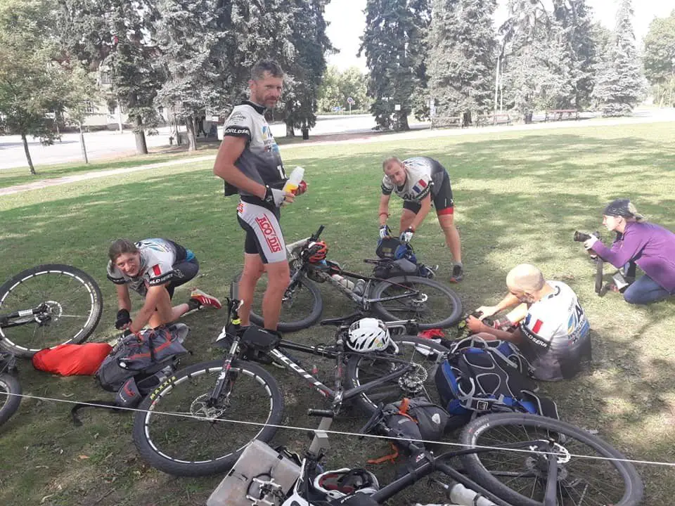 Dernière transition vtt avant la CO dans Turku