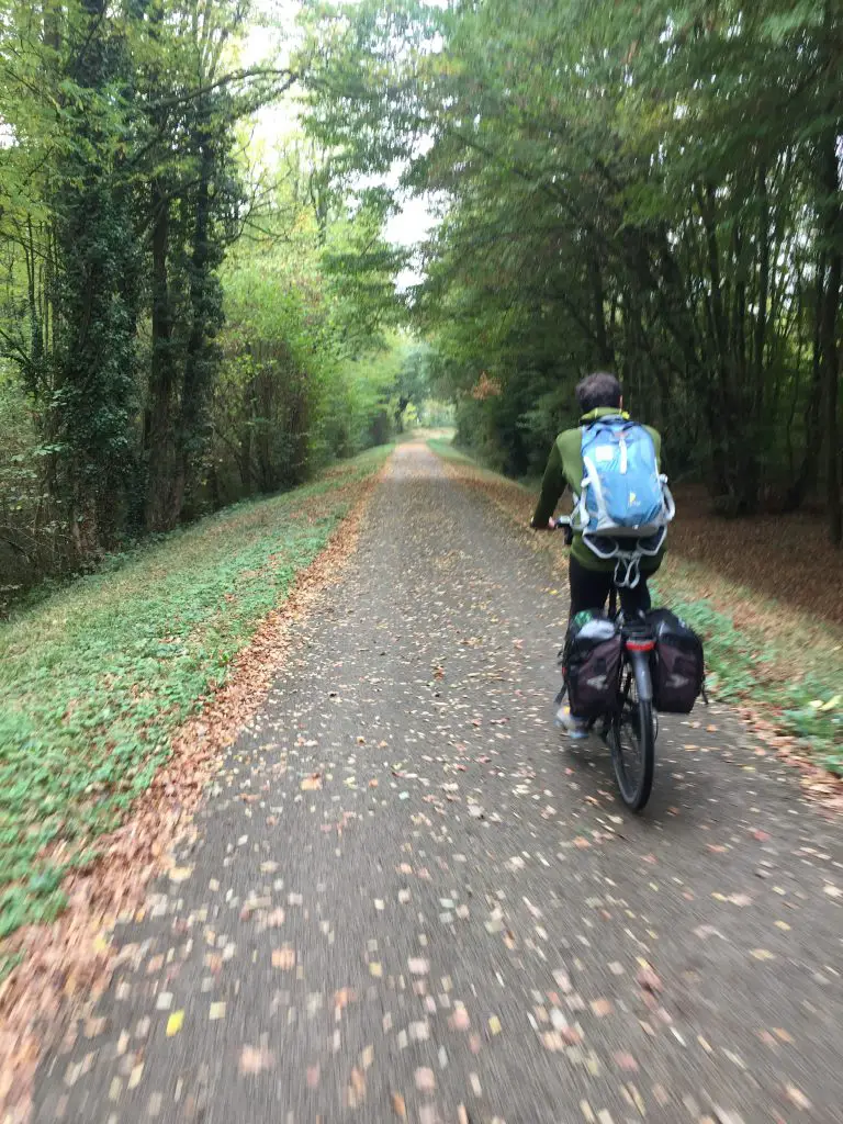 La voie verte entre Cluny et Mâcon.