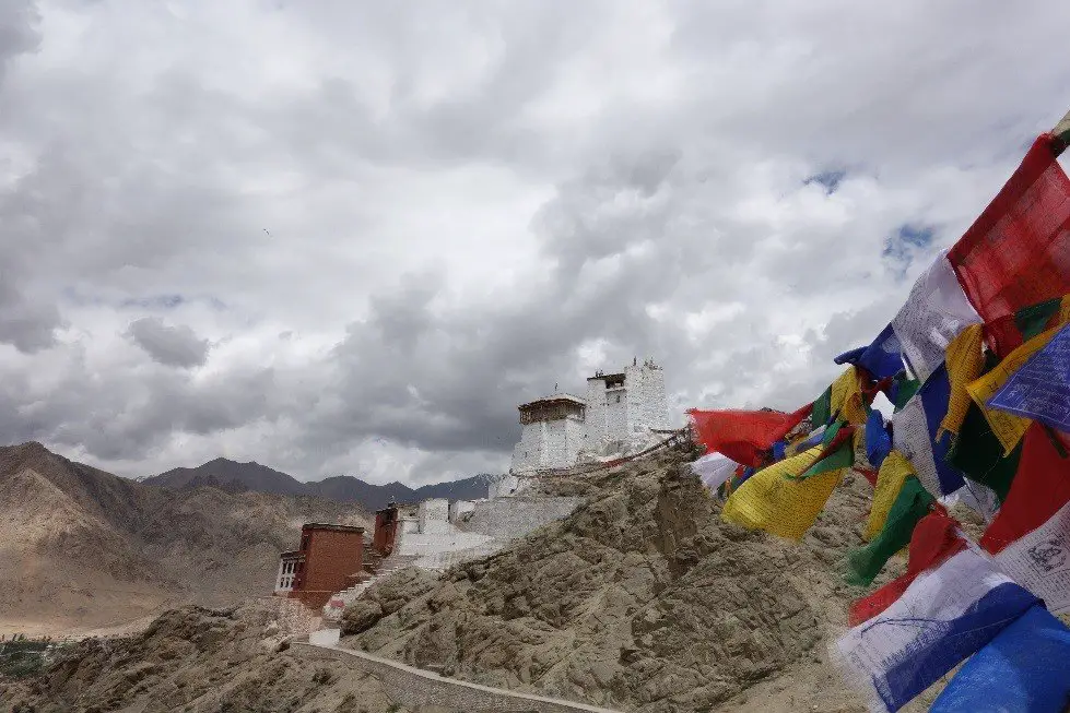 Leh capital de Ladakh lors de la traversée des Himilayas