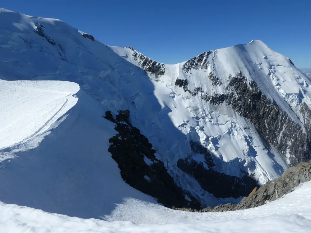 Retour au Gouter - l'aiguille de bionnassay 