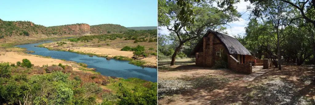 Rivière Olifants - Bungalow au Berg-en-Dal Camp durant notre voyage en Afrique du sud