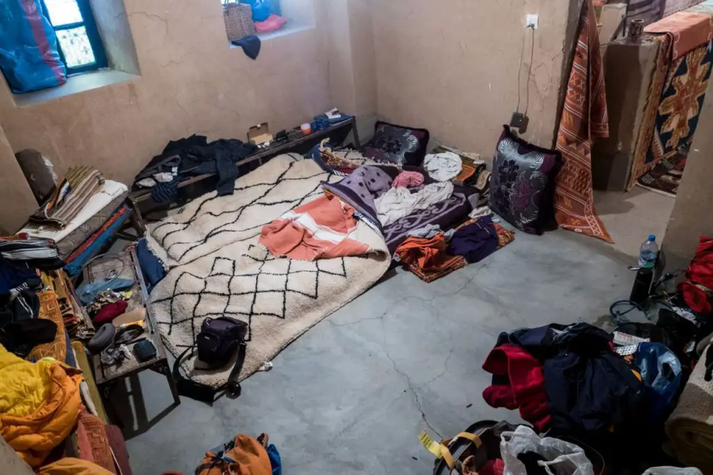 Notre chambre à Todgha lors du séjour grimpe dans les gorges du Todgha