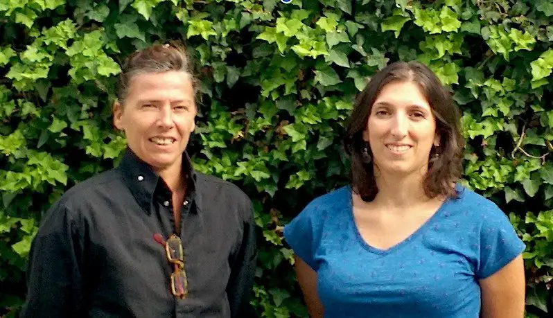 Judith MELKA et Aurore VIAL référentes nutrition escalade et auteures du Livre Cuisine à Bloc