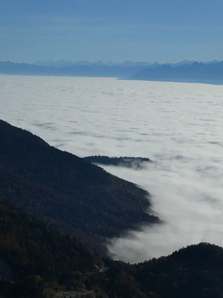 Crête du Jura durant le Jura Peak Challenge 