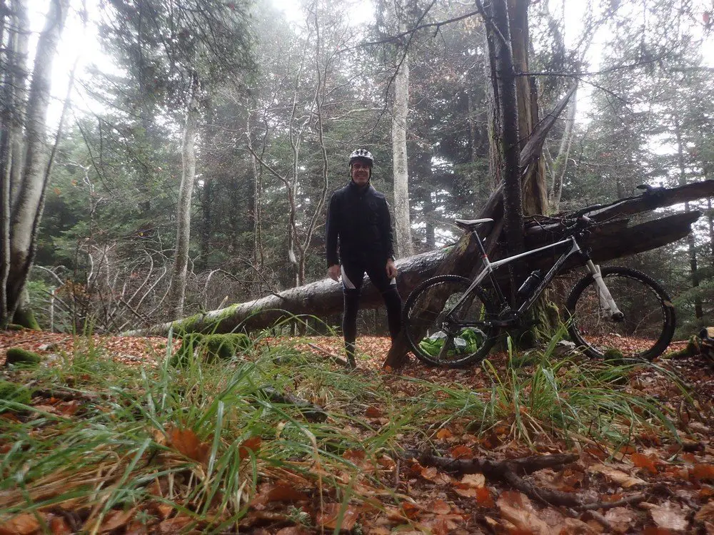 Forêt de Gervais lors du Jura Peak Challenge 