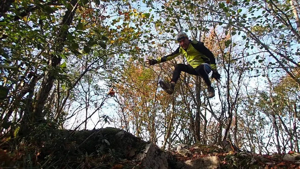 Le dernier sommet Crêt du Nu durant le Jura Peak Challenge 