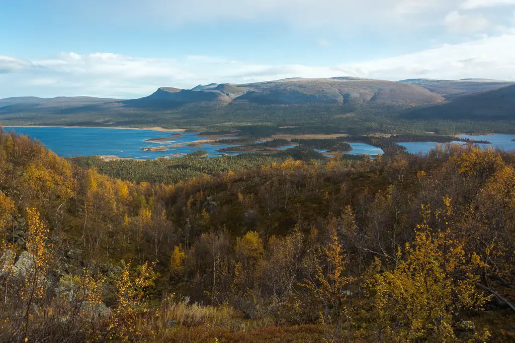 Les paysages autour du lac Rittak lors du séjour à Sarek