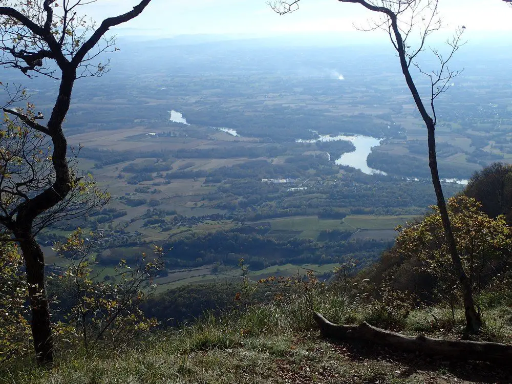 Montagne de Tentenet – vue sur la vallée du Rhone pendant le Jura Peak Challenge