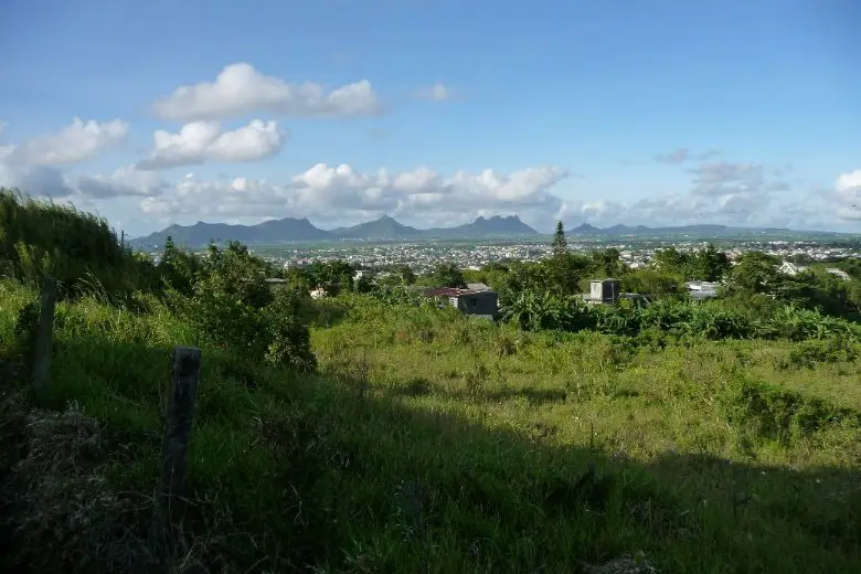 Vue depuis le trou aux cerfs lors de mon voyage à l’Île Maurice