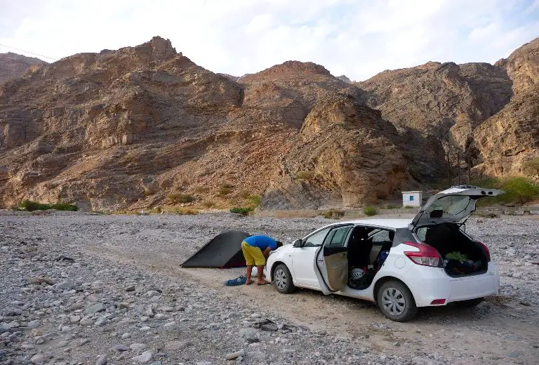 Un bivouac à Oman