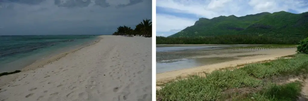 Plages du Morne durant le voyage à l’Île Maurice