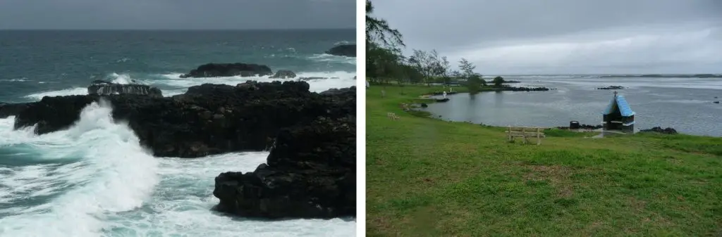 Le souffleur pendant le voyage à l’Île Maurice