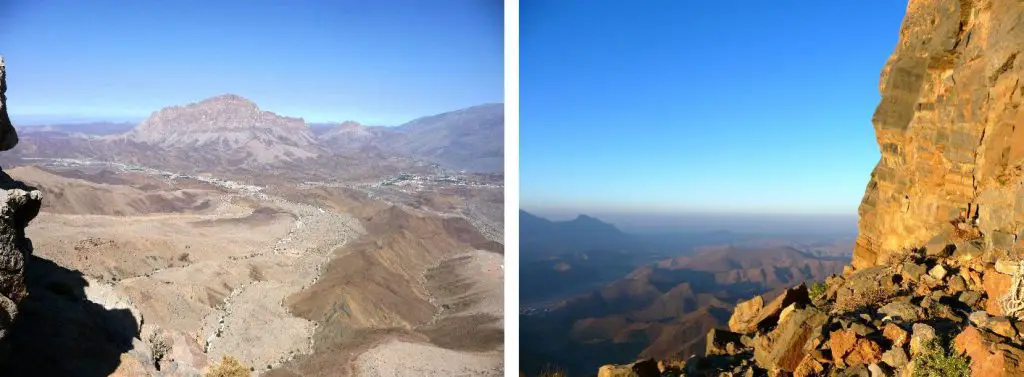 Un matin à Oman pendant notre trip escalade à Oman