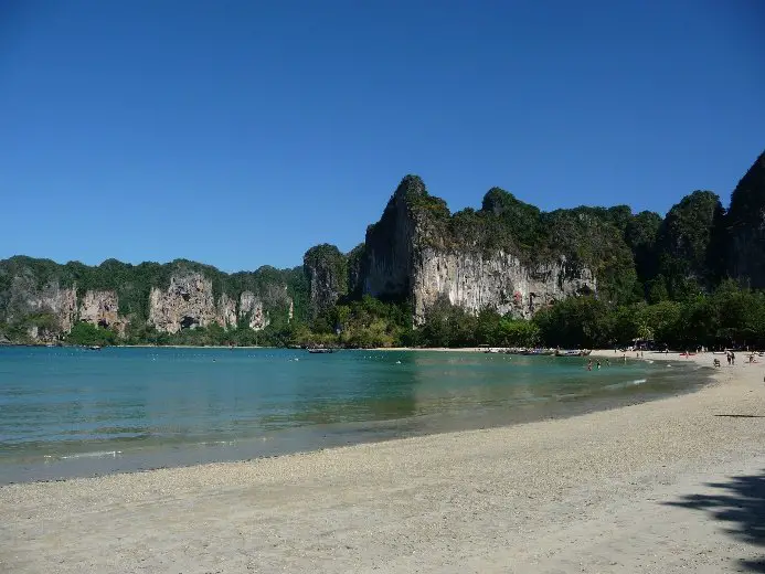 Plage de Railey en Thaïlande