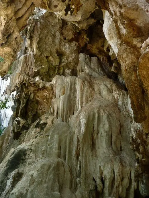 Concrétions du lagon en Thaïlande