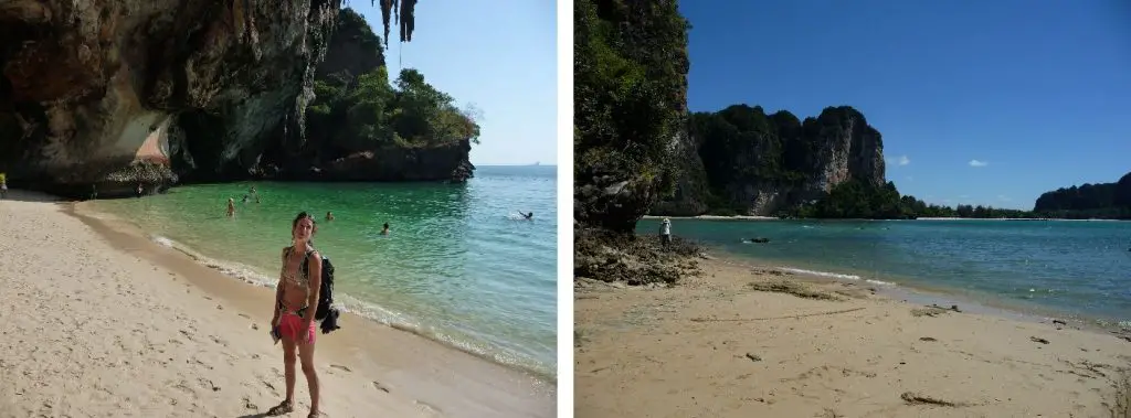 Approches sur la plage en Thaïlande