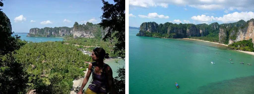 Beau point de vue de Thaïlande