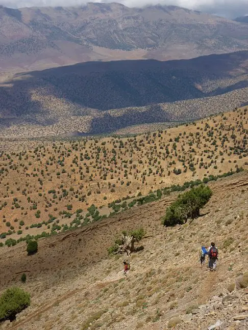 La chaine du M’goun au Maroc