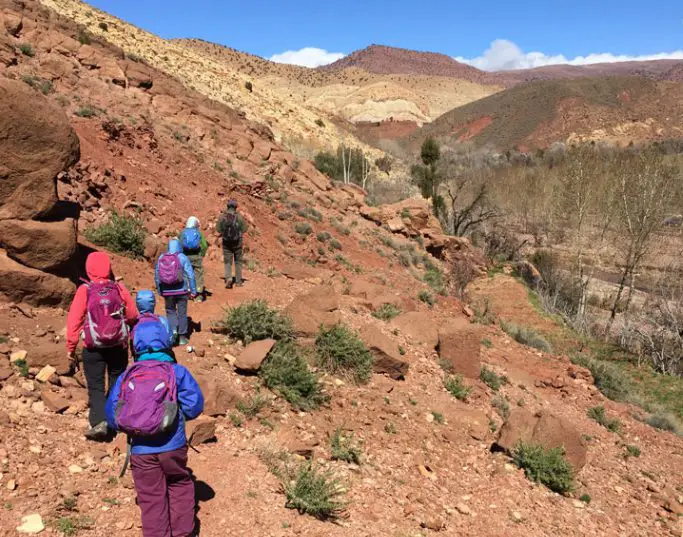 randonnée au Maroc avec des enfants