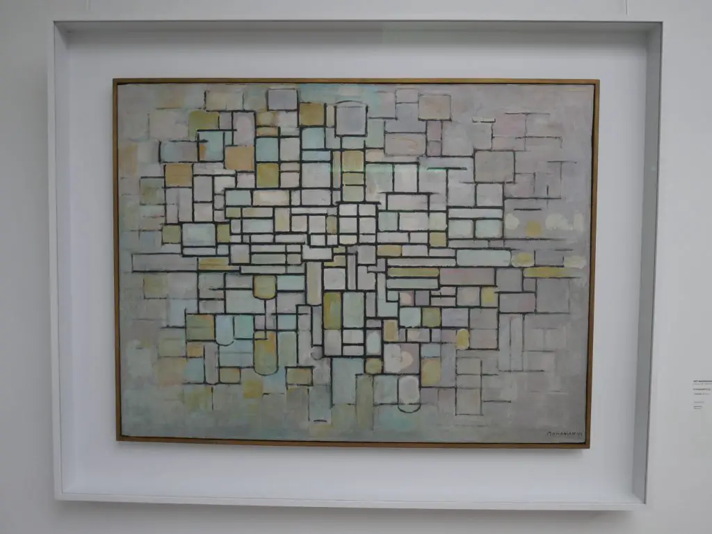 Composite n°II de Piet Mondriaan au musée Kröller-Müller