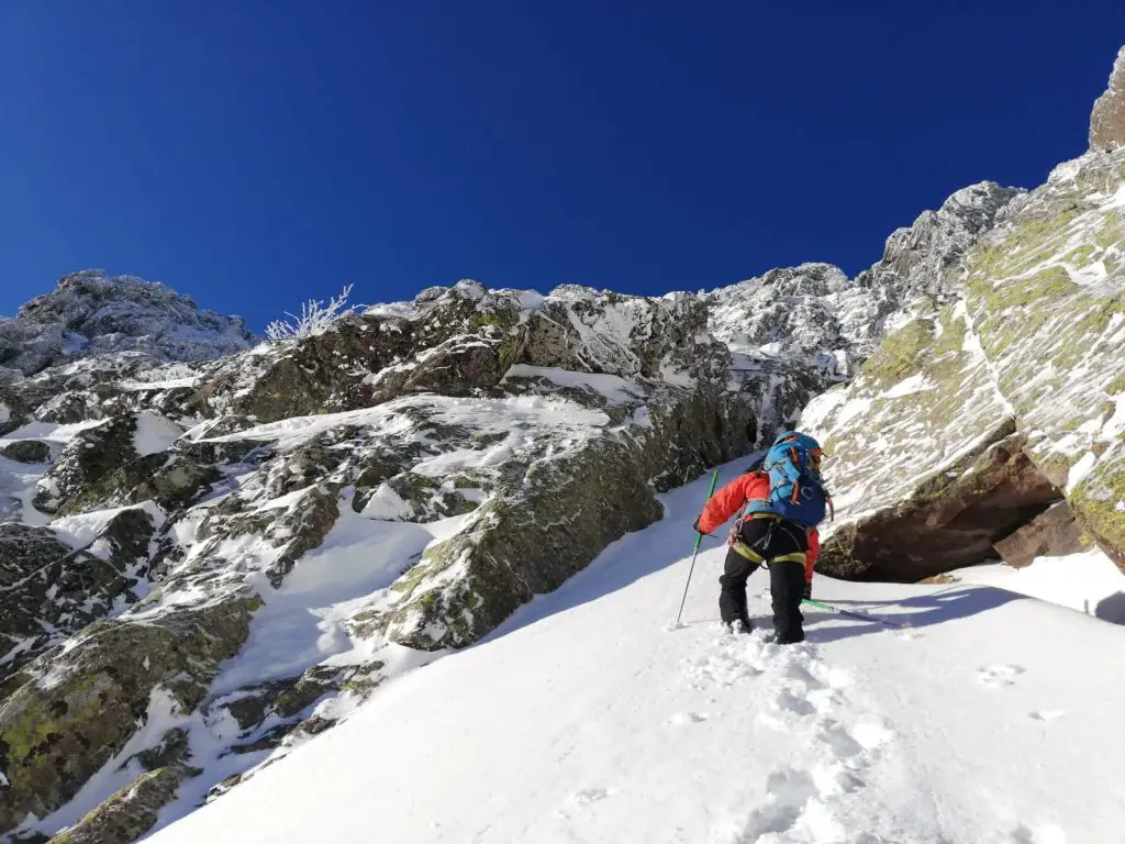 Les derniers pas vers la punta missoghja en corse