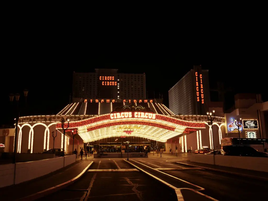 Hotel Circus Circus à Las Vegas durant notre roadtrip aux Etats-Unis
