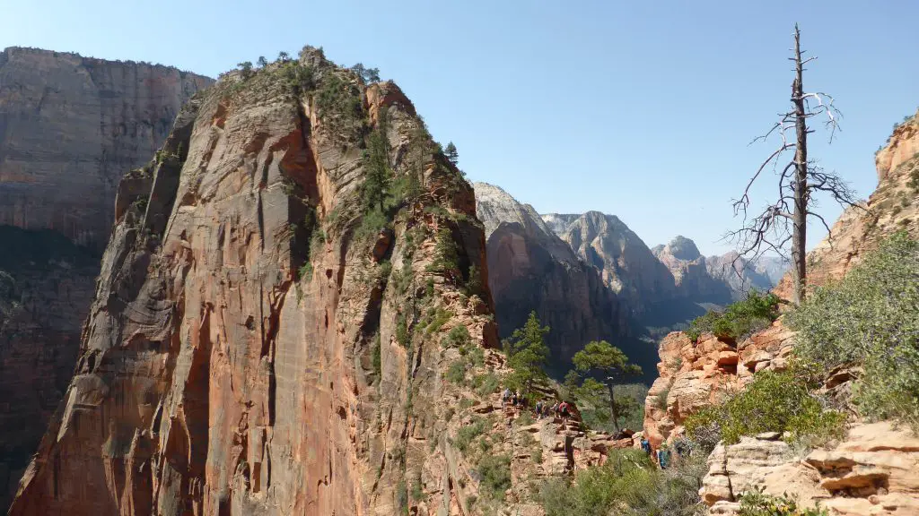 randonnée du Angels landing hike à Zion National Park