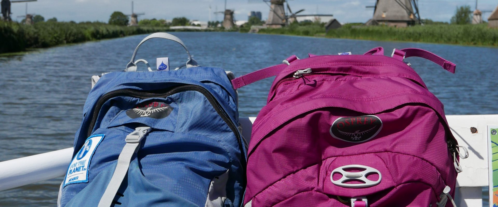 Le Yéti visite les 19 Moulins de Kinderdijk en hollande