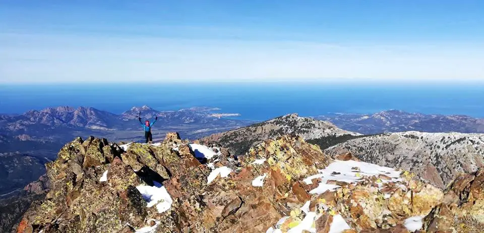 Le sommet de la Punta Pisciaghja en Corse