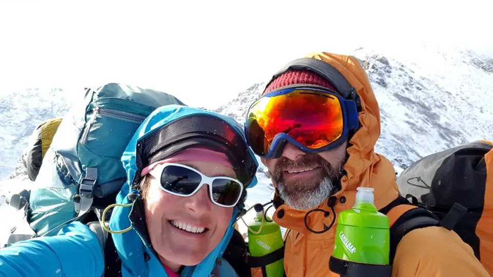 Magali VERMEGLIO et Marc CONSTANTau sommet du Capu Sellula 2273m en Corse