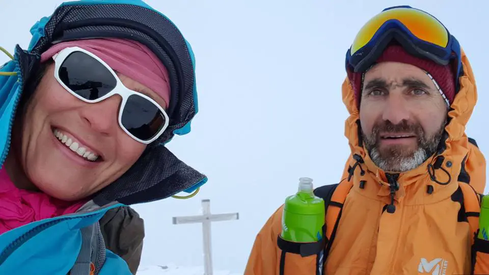 Magali VERMEGLIO et Marc CONSTANTau sommet du Monte Padru 2390 m en corse