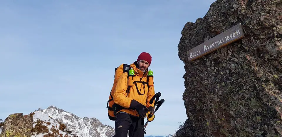 Marc CONSTANT à la Bocca Avartoli 1898 m en Corse