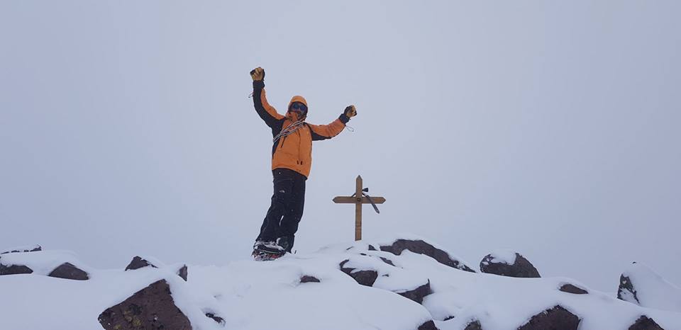 Marc CONSTANT au 3ième sommet La Statoghja 2305m en Corse