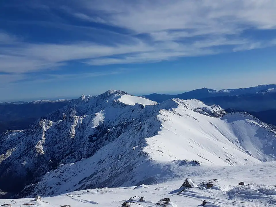 Notre parcours du jour sur la route des sommets Corse